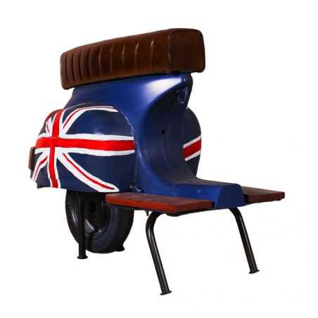 Vespa Scooter Bar Stool Upcycled Furniture Smithers of Stamford £1,500.00 