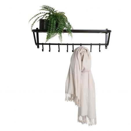 Industrial Train Coat Rack Coat Hooks Smithers of Stamford £135.00 