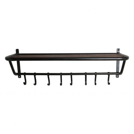 Industrial Train Coat Rack Coat Hooks Smithers of Stamford £135.00 