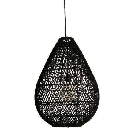 Large Black Rattan Pendant Light Lighting  £272.00 