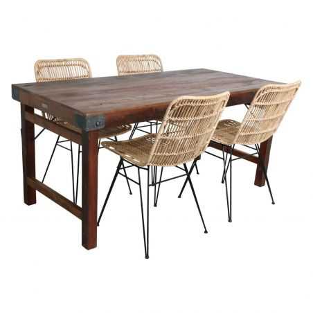 Factory Folding Reclaimed Wood Dining Tables Dining Tables Smithers of Stamford £648.00 