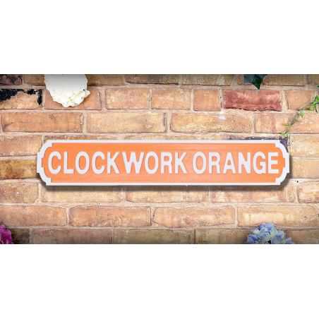 Clockwork Orange Road Sign Retro Gifts  £35.