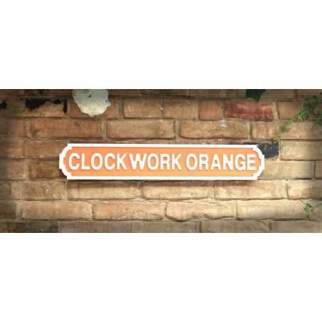 Clockwork Orange Road Sign Retro Gifts  £35.