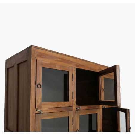 Apothecary 15-Door Locker Cabinet With Glass Doors Storage Furniture Smithers of Stamford £1,980.00 