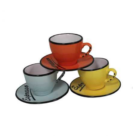 Espresso Cups and Saucer Set Tableware Smithers of Stamford £23.00 