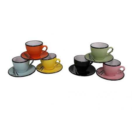 Espresso Cups and Saucer Set Tableware Smithers of Stamford £23.00 