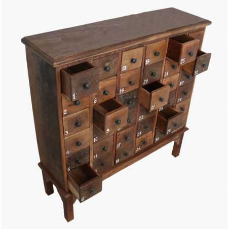 Apothecary Chest of 36 Drawers Reclaimed Wood Furniture Smithers of Stamford £1,200.00 