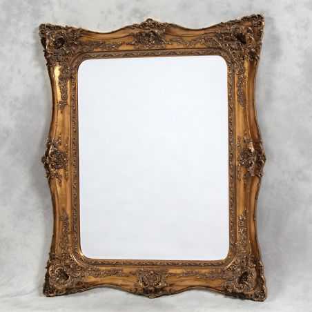 Gold French Square Mirror Smithers Archives Smithers of Stamford £521