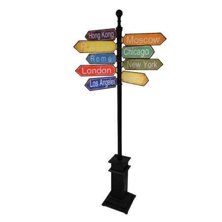 City Signpost London, Paris, New York Retro Ornaments  £958.00 