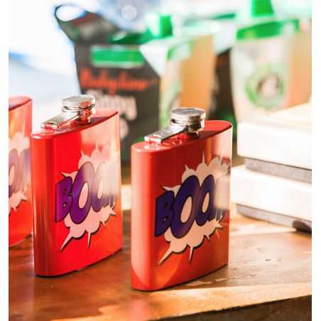 Comic Book Boom Hipflask Personal Accessories  £18.00 