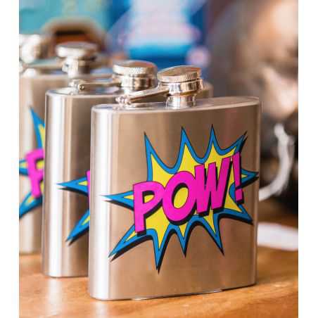 Comic Book POW Hipflask Personal Accessories  £20.00 