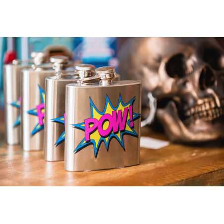 Comic Book POW Hipflask Personal Accessories  £20.00 