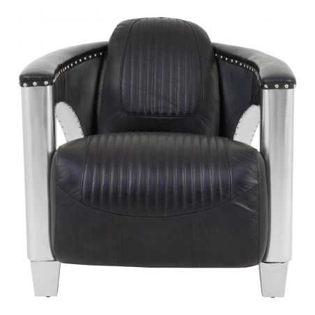 Aviator Black Spitfire Chair Sofas and Armchairs Smithers of Stamford £1,395.00 