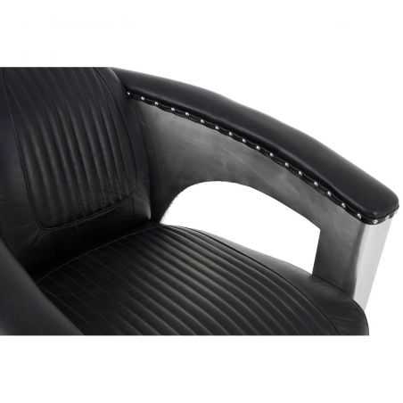 Aviator Black Spitfire Chair Sofas and Armchairs Smithers of Stamford £1,395.00 