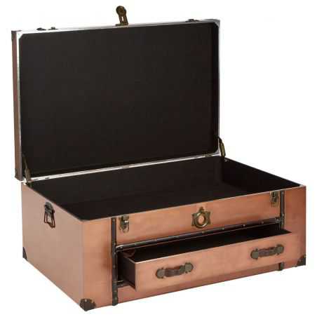 Hawker Copper Storage Trunk Coffee Table Trunk Chests Smithers of Stamford £589.00 