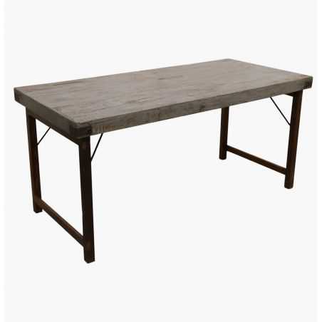 Factory Folding Reclaimed Wood Dining Tables Dining Tables Smithers of Stamford £648.00 