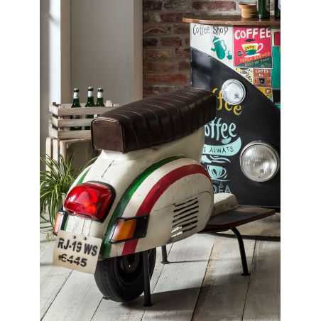 Vespa Scooter Bar Stool Upcycled Furniture Smithers of Stamford £1,500.00 