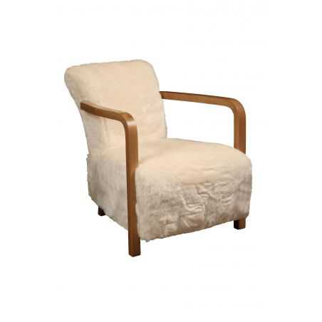 Sheepskin Armchair Designer Furniture Smithers of Stamford £1,500.00 