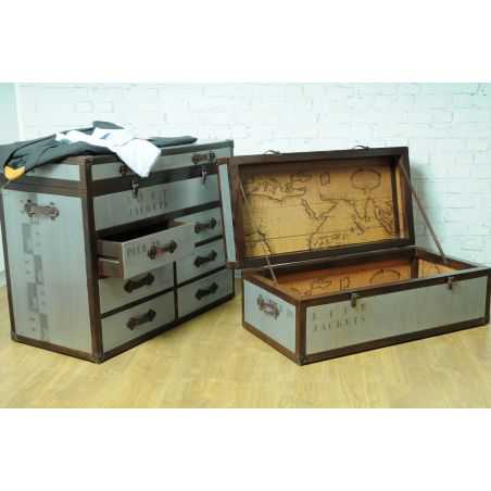 Vintage Time Traveller Trunk Set Trunk Chests Smithers of Stamford £1,688.00 