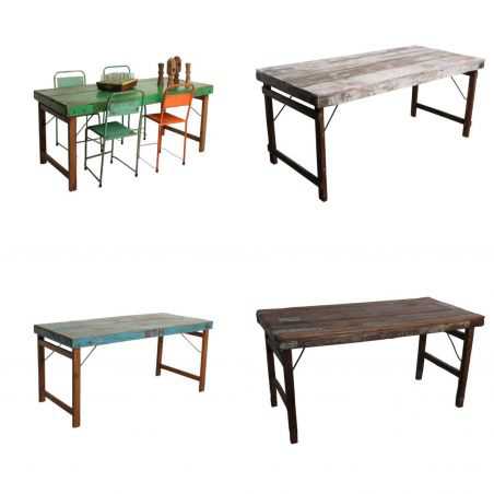 Factory Folding Reclaimed Wood Dining Tables Dining Tables Smithers of Stamford £648.00 