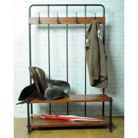 Coat Rack With Bench Seat Storage Furniture Smithers of Stamford £750.00 