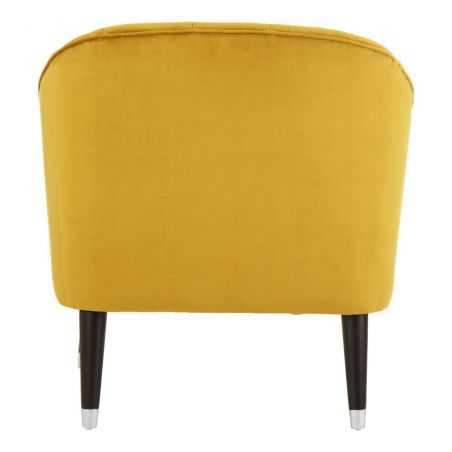 Mustard Velvet Cocktail Chair Designer Furniture  £610.00 