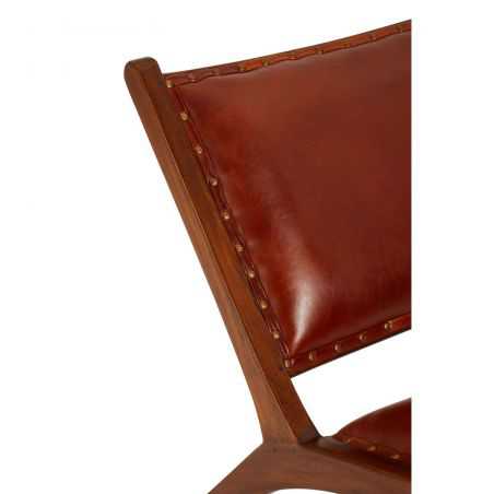 Leather Hide Lazy Chair Chairs Smithers of Stamford £595.00 