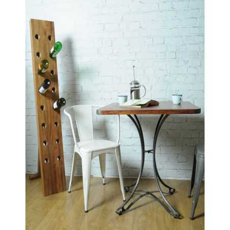 Bistro Small 80 cm Dining Table Industrial Furniture Smithers of Stamford £455.00 