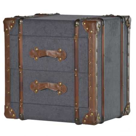 Grey Steamer Trunk Table Bedroom Smithers of Stamford £359.