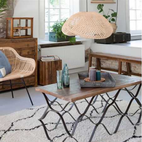 Natural Rattan Pendant Light Lighting Smithers of Stamford £271.00 