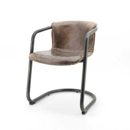 Aviator Tornado Leather Dining Chairs Chairs Smithers of Stamford £477.00 