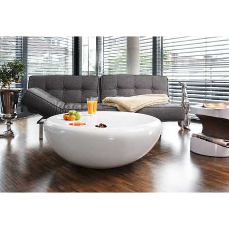 Milky Way High Gloss White Coffee Table Designer Furniture Smithers of Stamford £1,400.00 