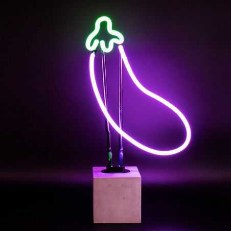 Eggplant Neon Lamp Gifts Seletti £72.00 Store UK, US, EU, AE,BE,CA,DK,FR,DE,IE,IT,MT,NL,NO,ES,SEEggplant Neon Lamp product_re...