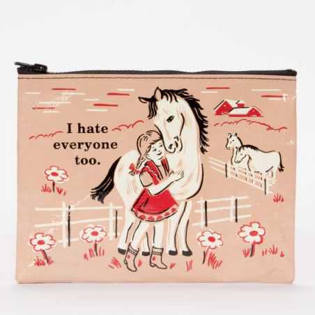 I Hate Everyone Too Zipper Purse Unique Gifts  £25.00 