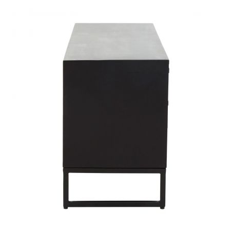 Monochrome Black & White Tv Unit Retro Furniture  £1,320.