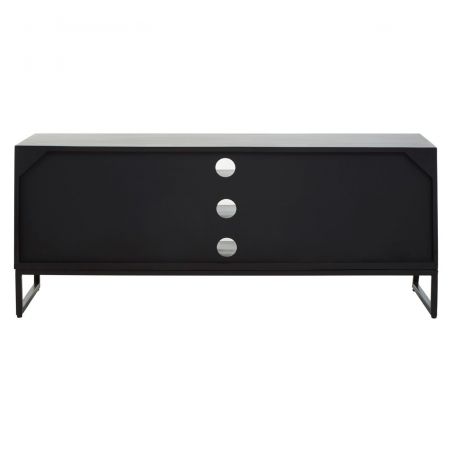 Monochrome Black & White Tv Unit Retro Furniture  £1,320.