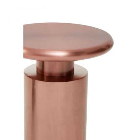 Copper Side Table Designer Furniture  £275.