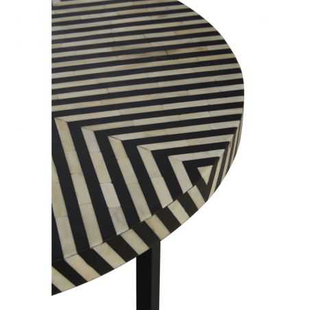 Bone Inlay Black And White Coffee Table Side Tables & Coffee Tables Smithers of Stamford £699.00 