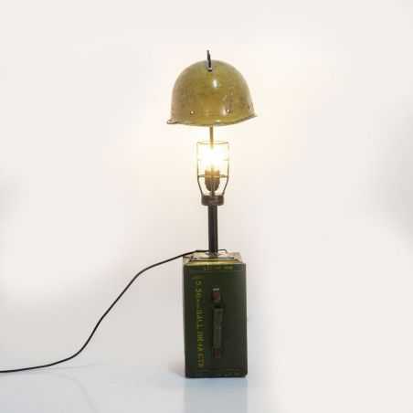 Army Soldier Helmet Table Lamp Lighting  £225.00 