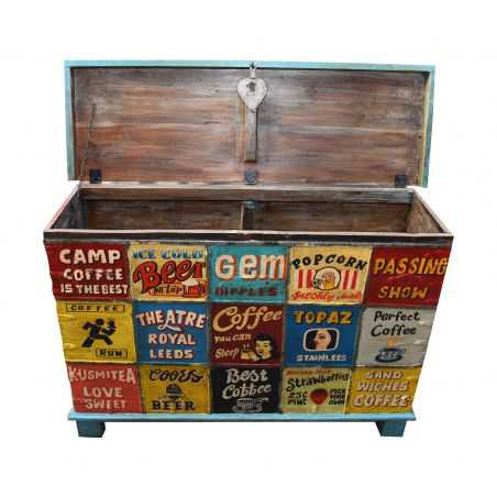 Hand Painted Trunk Chest Storage Furniture Smithers of Stamford £871.