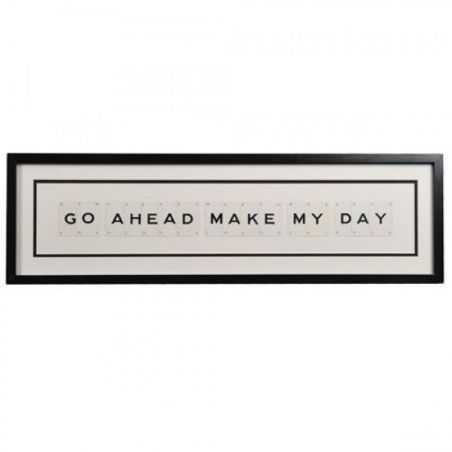 Dirty Harry Go On Make My Day Sign Man Cave Furniture & Decor Smithers of Stamford £97.00 