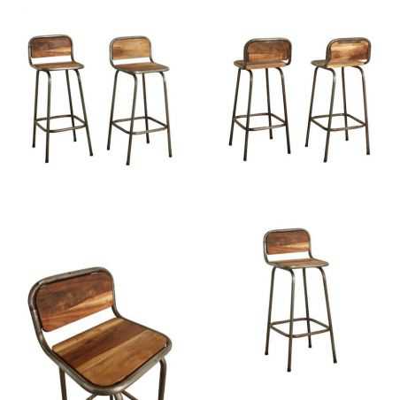 Loft Industrial Bar Stools Bar Stools Smithers of Stamford £257.00 Store UK, US, EU, AE,BE,CA,DK,FR,DE,IE,IT,MT,NL,NO,ES,SELo...