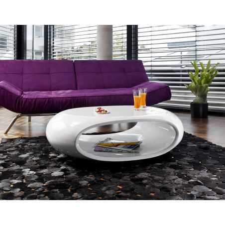 Space Retro White Coffee Table Designer Furniture Smithers of Stamford £990.00 