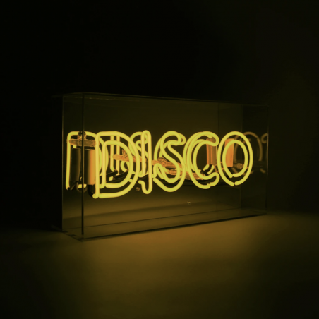 Yellow Disco Neon Light Neon Signs Smithers of Stamford £128.00 Store UK, US, EU, AE,BE,CA,DK,FR,DE,IE,IT,MT,NL,NO,ES,SEYello...