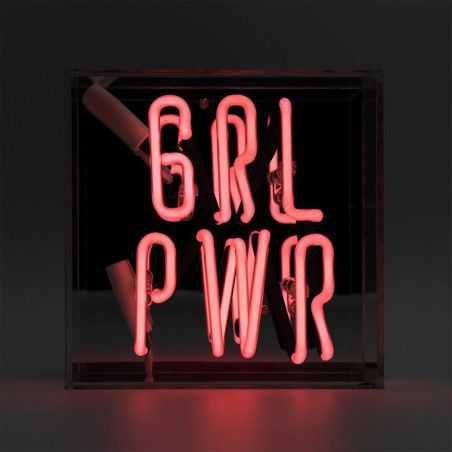 Girl Power Acrylic Box Mini Neon Neon Signs  £95.00 Store UK, US, EU, AE,BE,CA,DK,FR,DE,IE,IT,MT,NL,NO,ES,SEGirl Power Acryli...