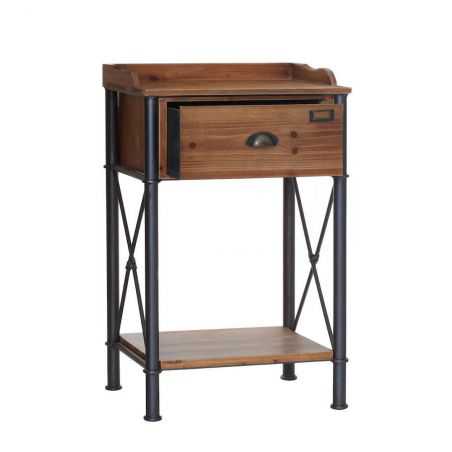 Factory Industrial Side Table Side Tables & Coffee Tables  £315.00 