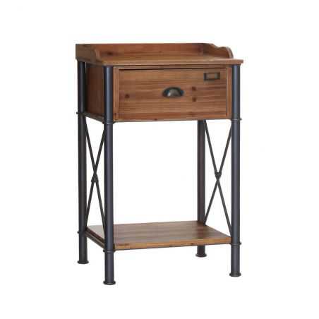 Factory Industrial Side Table Side Tables & Coffee Tables  £315.00 