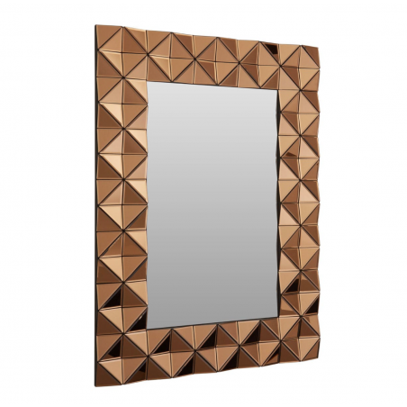 Geometric Copper Wall Mirror Smithers Archives Smithers of Stamford £669.00 