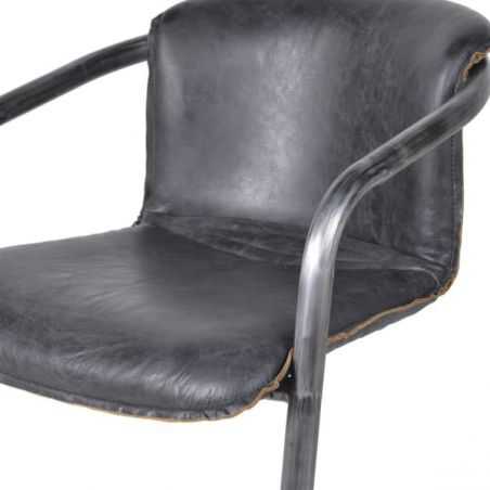 Aviator Tornado Leather Dining Chairs Chairs Smithers of Stamford £477.00 