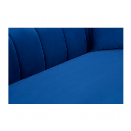 Sienna Velvet Blue Sofa Designer Furniture  £1,500.